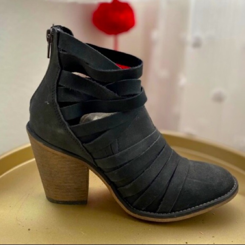 Free People Charcoal Booties